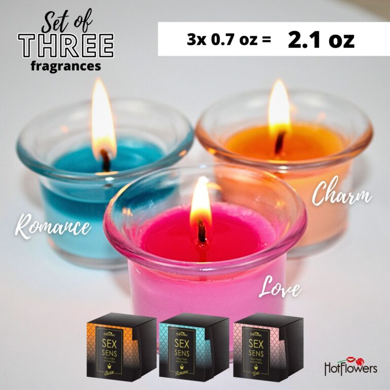 Body Scented Massage Candle Set SexSens by Hot Flowers