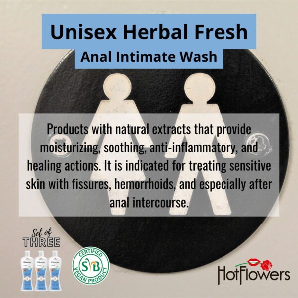 Herbal Fresh Unisex Anal Intimate Wash for Personal Care