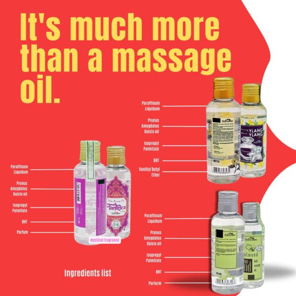 Body Sensual Massage Oil Set for - Ultimate Intimacy Collection