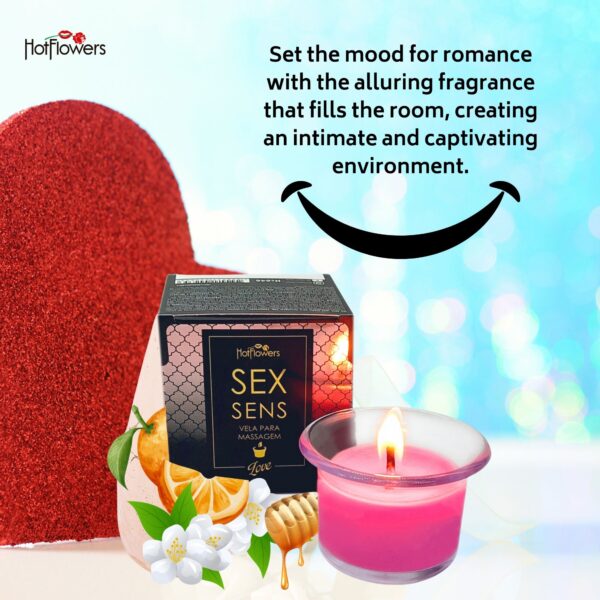 Set Body Scented Massage Candle Love