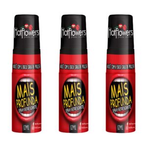 Spray Massagem Mais Profunda - Unissex - Set of three